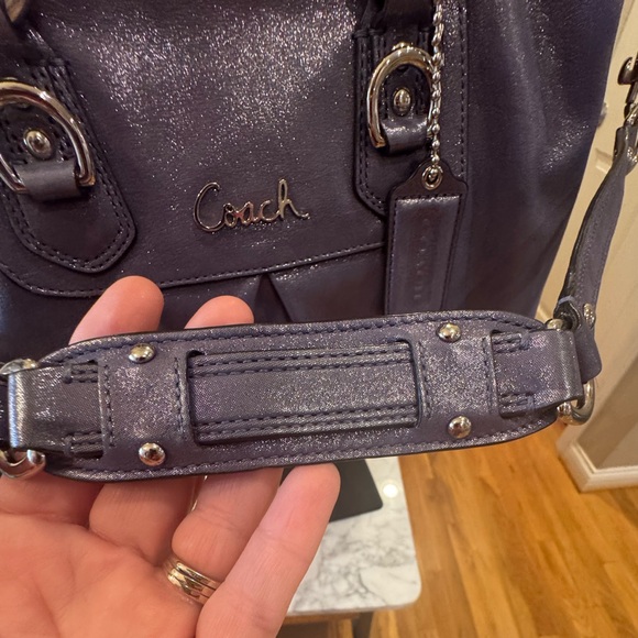 Coach - Medium Ashley Satchel - Subtle Purple Shimmer, 2011 F15445 - Picture 4 of 12